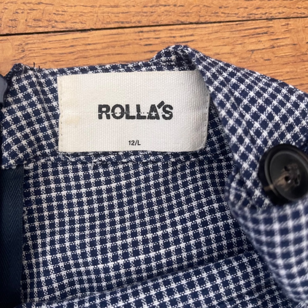 Rolla’s Admiral Jumpsuit - Mini Check Pattern Size 12 - Large - Picture 4 of 9